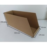 Caixa De Papelão Organizadora 545x175x240 mm  Estoque  Prateleira (F 129)